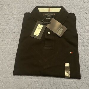 Tommy Hilfiger Men's Polo Shirt in Deep Black